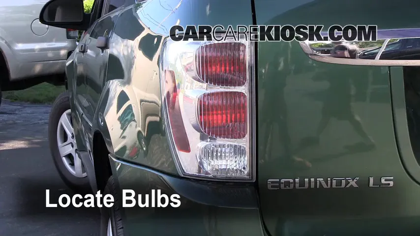 2005 Chevrolet Equinox LS 3.4L V6 Lights Tail Light (replace bulb)